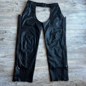 NWOT Harley Davidson Leather Motorcycle Chaps Pants